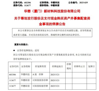 603306，重大资产重组！明天停牌！