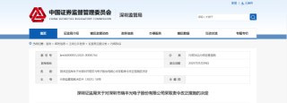 管理、财务、信披三面漏洞！瑞丰光电被责令改正 相关责任人被出具警示函
