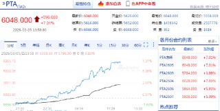 快讯：PTA、乙二醇（EG）主力合约触及涨停