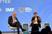 直击IMF春会|全球经济多重不确定下 ，IMF总裁警告“不要人为放大原油供给冲击”