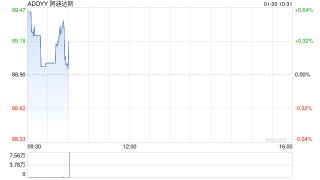 阿迪达斯股价在股票回购计划后上涨，营收也随之增长
