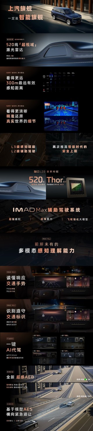 上市权益价 32.28 万元起、搭载恒星超级增程系统，智己 LS9 大六座 SUV 上市