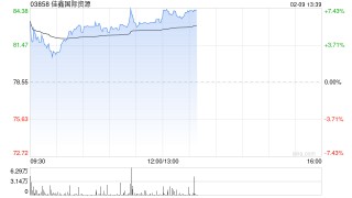 佳鑫国际资源午后涨超6% 预计去年扭亏为盈赚最多3.4亿港元
