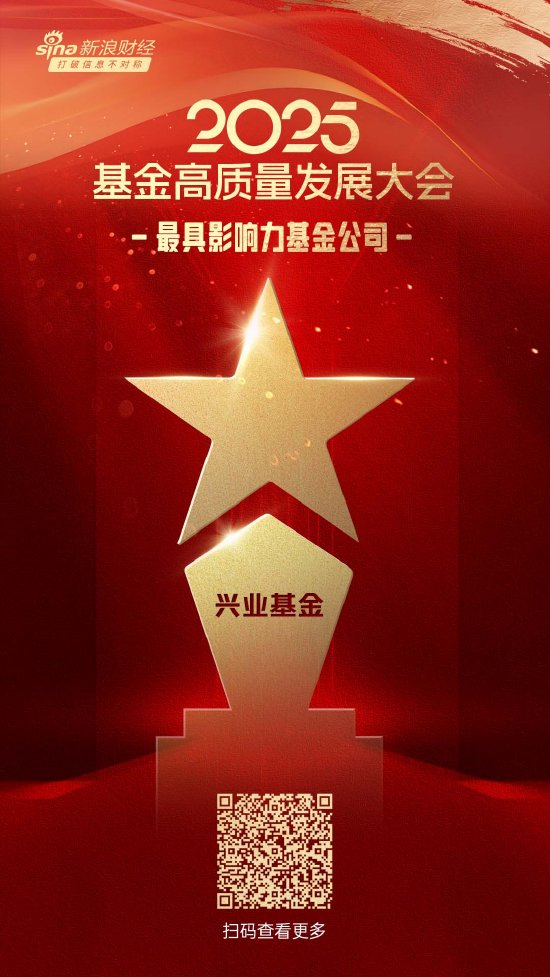 2025公募基金荣誉榜：兴业基金获得2025最具影响力基金公司荣誉  第1张