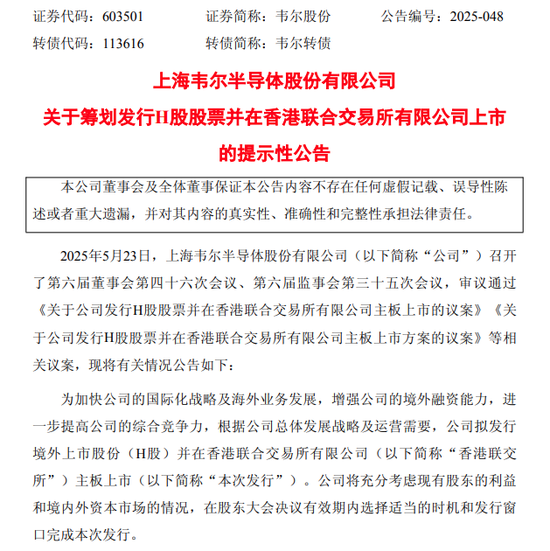 A+H上市进入高潮,吉宏股份暗盘大涨,韦尔股份官宣赴港 第3张 A+H上市进入高潮,吉宏股份暗盘大涨,韦尔股份官宣赴港 第3张