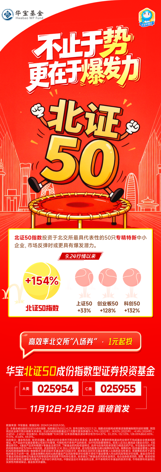 最低1元可投北交所!华宝北证50成份指数基金首发,轻松布局北交所优质资产 第2张 最低1元可投北交所!华宝北证50成份指数基金首发,轻松布局北交所优质资产 第2张