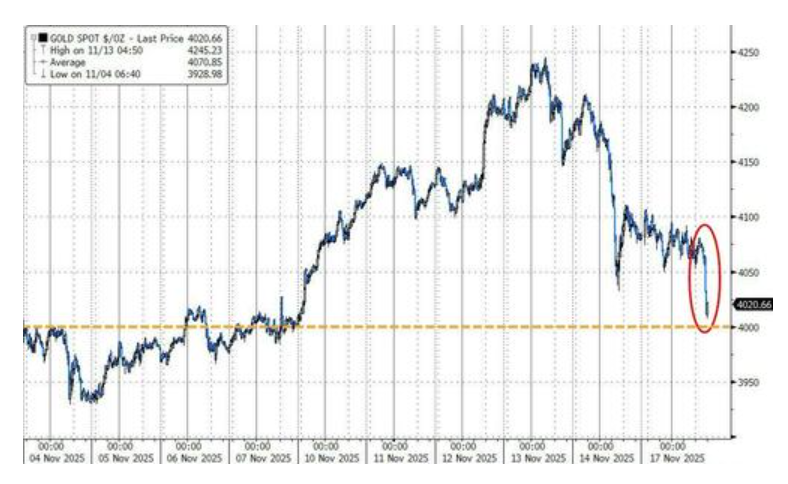 科技股、币圈、黄金“三杀”,美股跌破关键支撑位,美国市场遭遇“全面抛售” 第3张 科技股、币圈、黄金“三杀”,美股跌破关键支撑位,美国市场遭遇“全面抛售” 第3张