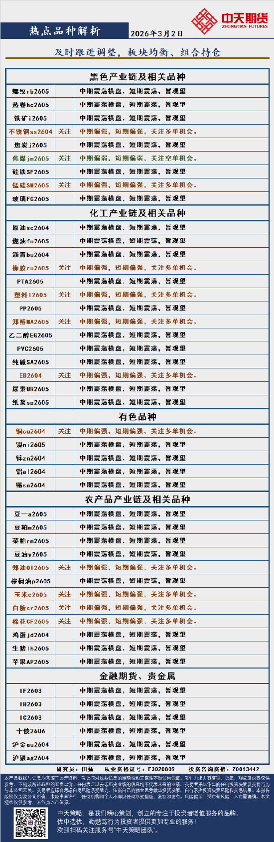 中天策略:3月2日市场分析  第4张