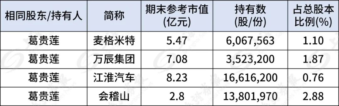 葛卫东家族,190亿持仓曝光 第3张 葛卫东家族,190亿持仓曝光 第3张